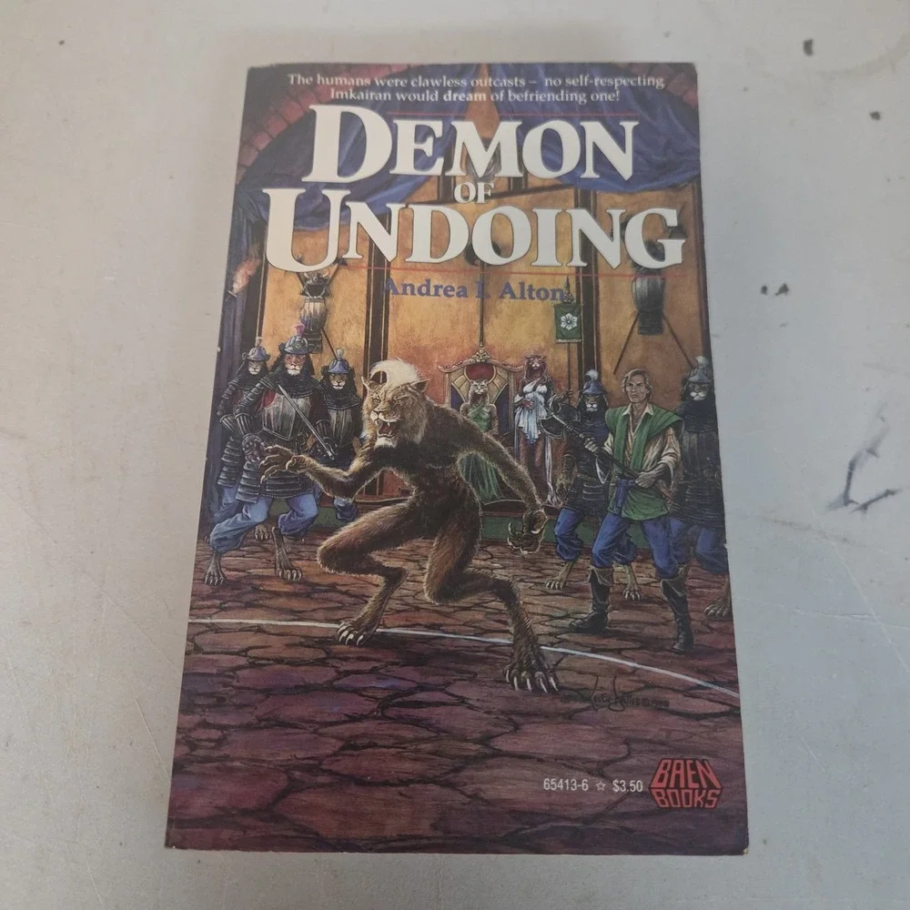 Demon of Undoing Andrea I. Alton 1988 PB 1st Edition Baen Books Fantasy Novel